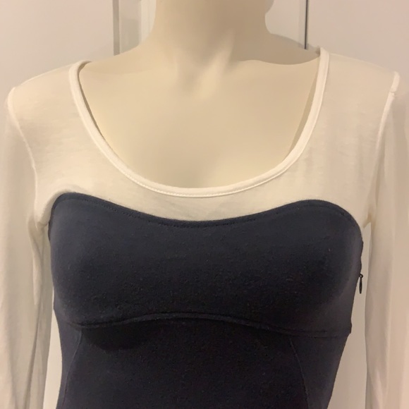 Club Monaco blue white top - Picture 3 of 12